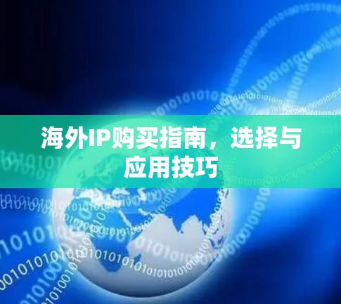 海外IP购买指南,选择与应用技巧 海外IP购买指南,选择与应用技巧