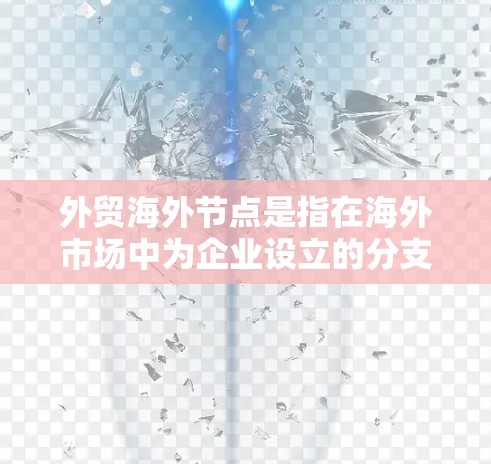 外贸海外节点是指在海外市场中为企业设立的分支机构、仓库或合作伙伴，旨在支持企业的国际业务扩展、优化物流流程、降低运营成本或提升市场竞争力。以下是关于外贸海外节点的一些关键点和建议