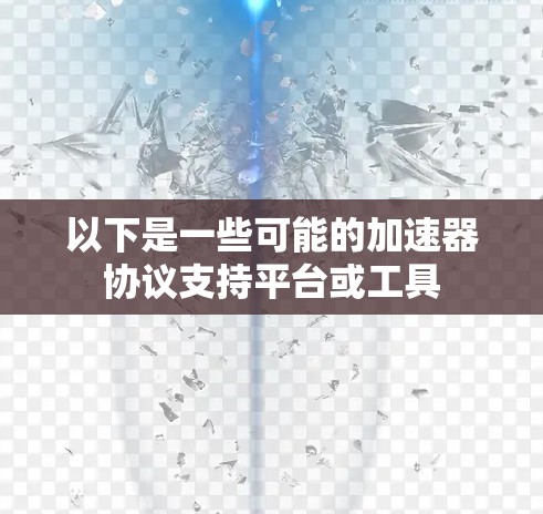 以下是一些可能的加速器协议支持平台或工具 以下是一些可能的加速器协议支持平台或工具