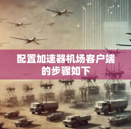配置加速器机场客户端的步骤如下
